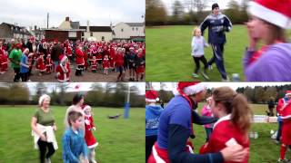 preview picture of video 'Spirit of Monmouth Santa Fun Run 2013'