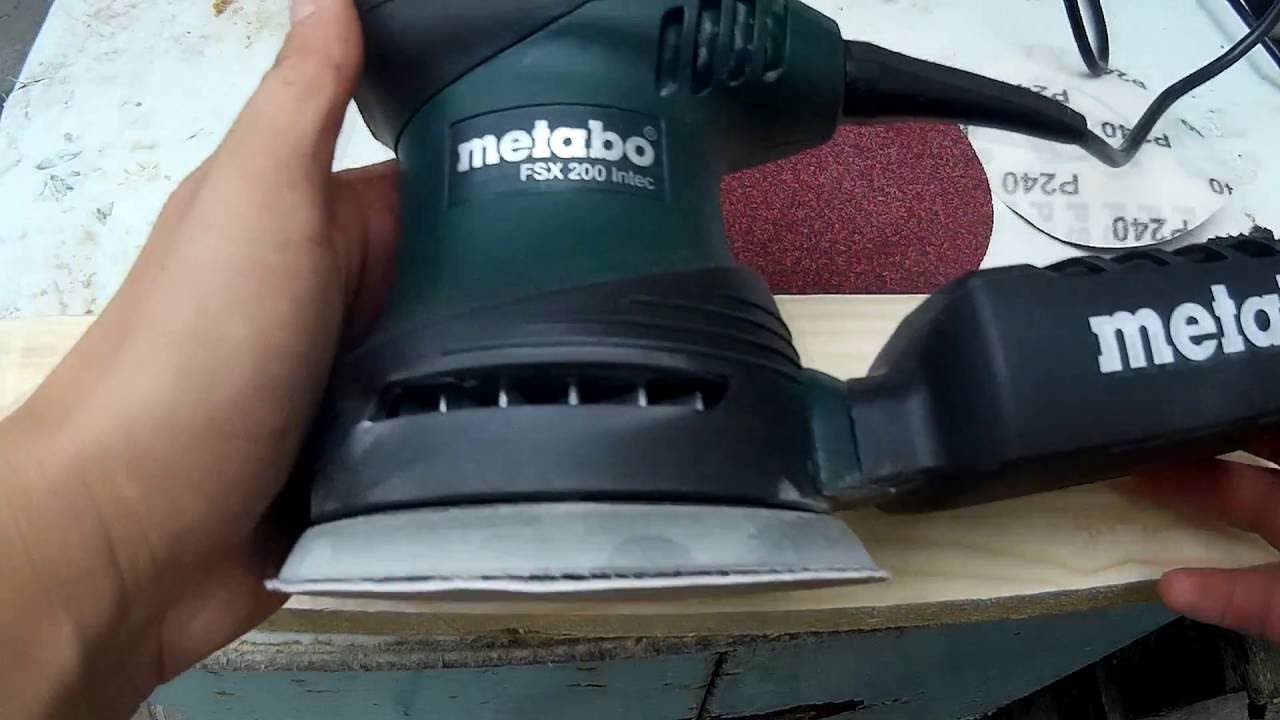 Шлифмашина орбитальная Metabo FSX 200 Intec (609225500)  240Вт 11000об/мин диам.125мм в кейсе