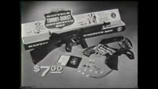 Mattel Tommy Burst Toy Gun Commercial From The 60's - Vintage advertising
