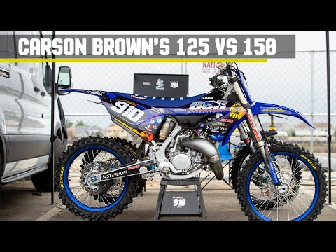 YZ125 vs 150 SX Two Stroke for Straight Rhythm | Carson Brown's Big Decision