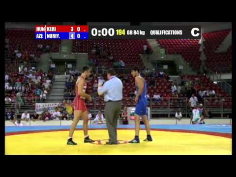 WWJC2013 / Orkhan Nuriyev - Zoltan Keri (HUN) - GR 84 kg - qualification match