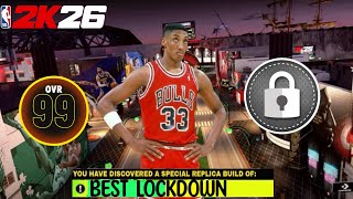 THE BEST LOCKDOWN BUILD IN NBA 2K26! CRAZY ALL AROUND DEFENSE AND LEGEND BADGES! (MADE IN NBA 2K25)