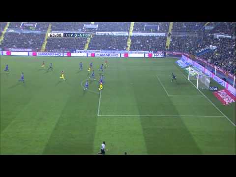 La Liga | Gol de Cesc Fábregas (0-4) en el Levante UD - FC Barcelona | 25-11-2012 | J13