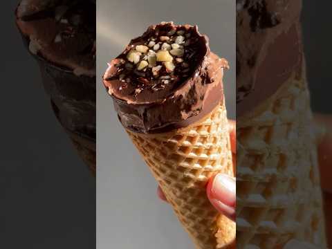 Double Belgian Chocolate World Cone ~ Lotte Ice Cream ~ Havmor #icecream #chocolate #shorts #viral