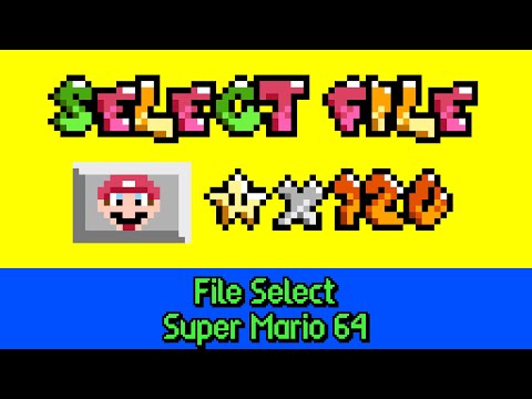 [8-Bit Cover] File Select | Super Mario 64