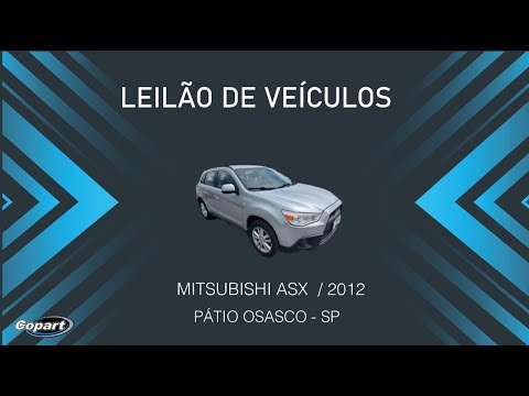 Leilão de Veículos  - Mitsubishi ASX  -  Osasco  SP -  04/02 10h00min