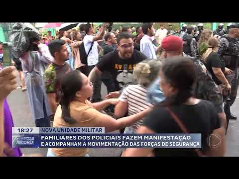 Transferência de PMs presos gera protesto e confusão em Manaus