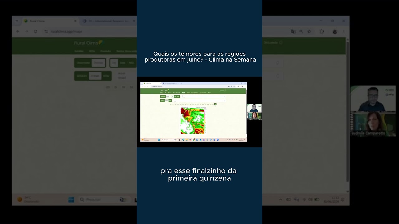 Julho acende um alerta para as regiões produtoras