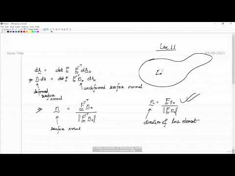 11. Linearization of formulas for longitudinal strain and change in angle