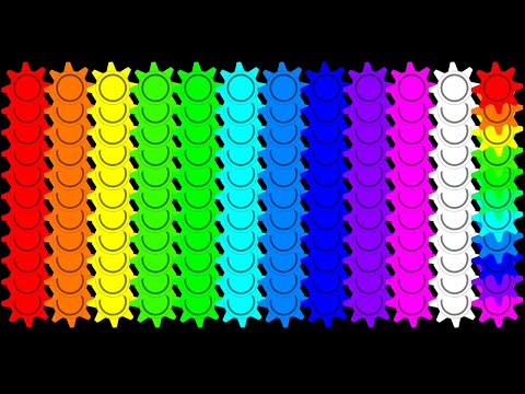 Full Option (Worm, Proliferation, The Team) Marbles Survival Race in Algodoo