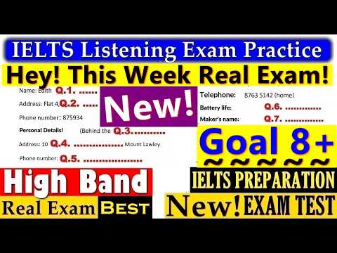 IELTS LISTENING PRACTICE TEST 2026 WITH ANSWERS | 26.01.2026