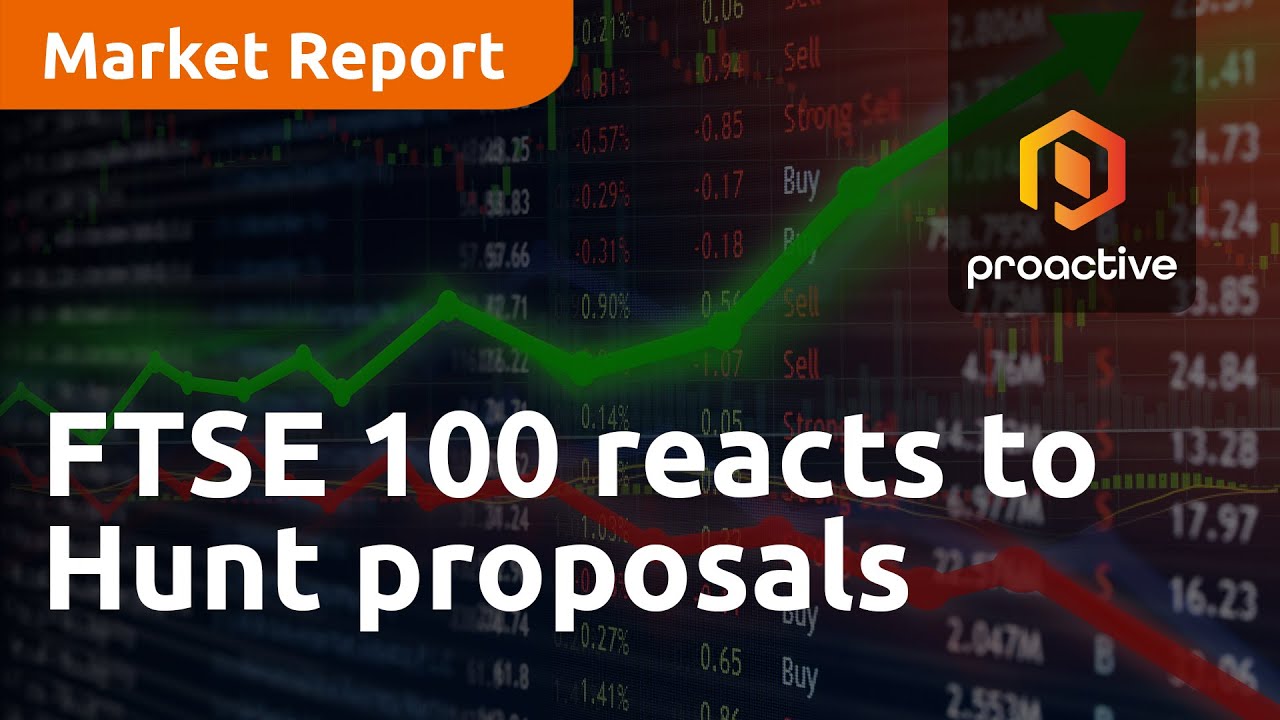 FTSE 100 reacts to Hunt proposals - Market Report