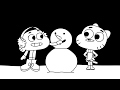 Cartoon Network USA Christmas Winter Mashup Bumpers 2018 Black And White