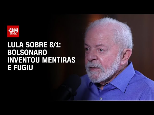 Lula sobre 8/1: Bolsonaro inventou mentiras e fugiu | CNN PRIME TIME