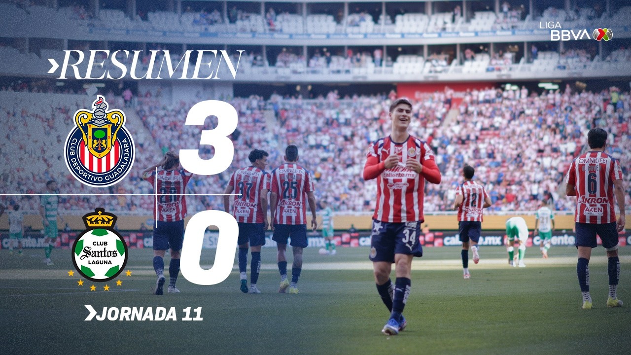 CD Guadalajara vs Santos Laguna Highlights