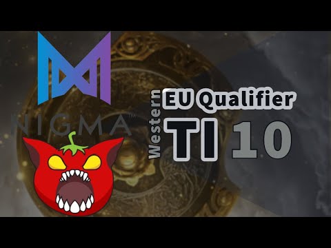 Nigma vs Hellbear Smashers - TI10 WEU QUALIFIER Dota [Highlights - Insane 4 min Rosh Stalemate]