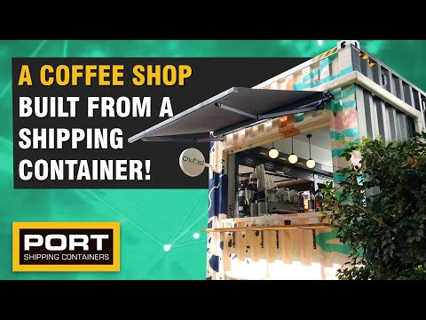 Chuffed Espresso Custom Built Container Cafe