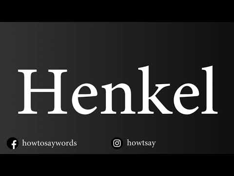 How To Pronounce Henkel