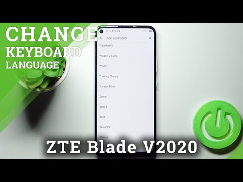 How to Change Keyboard Language on ZTE Blade V2020 – Set Up Keyboard