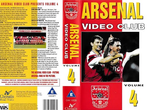 Arsenal Video Club.... 1992/93 Season Vol. 4