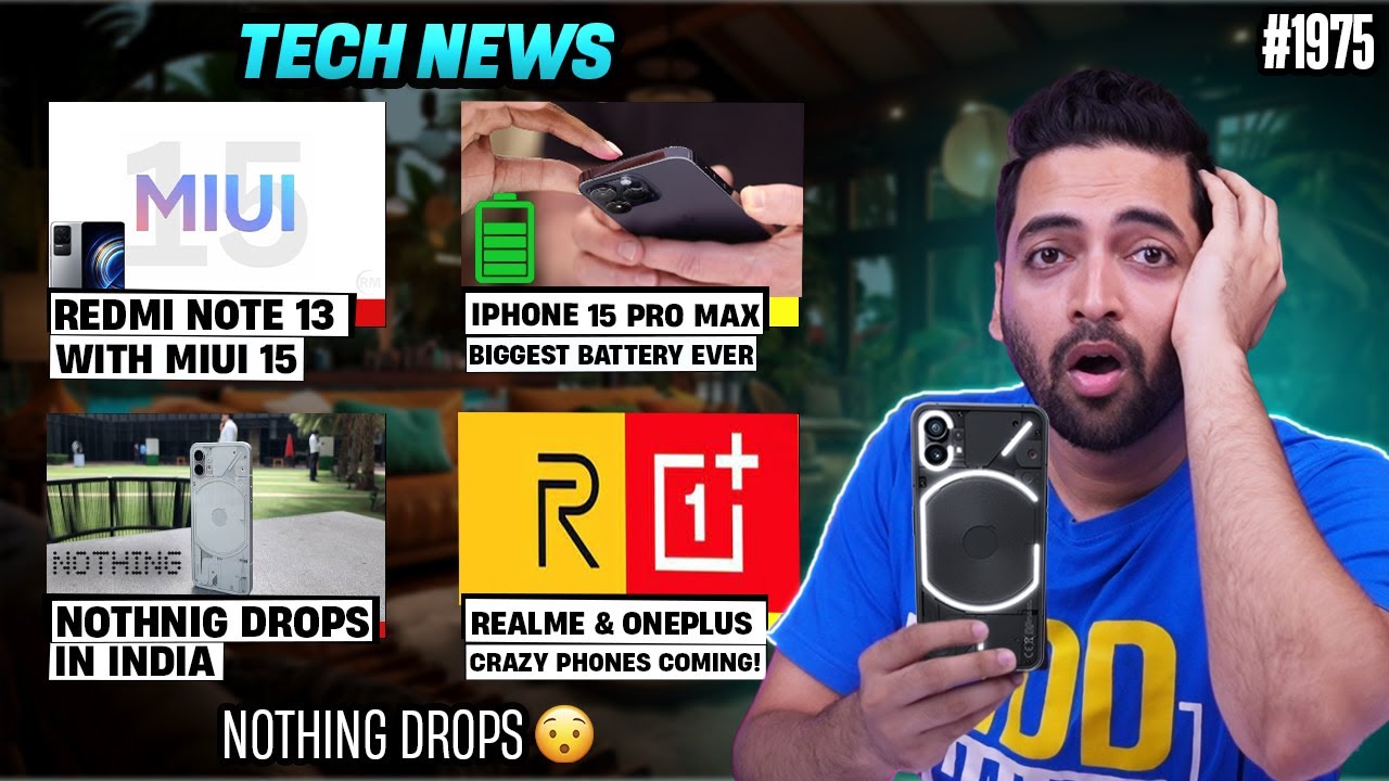 Redmi Note 13 Good News,Nothing Drops😲,realme & Oneplus Crazy Phone,S23 FE India Launch❤️,JioBharat