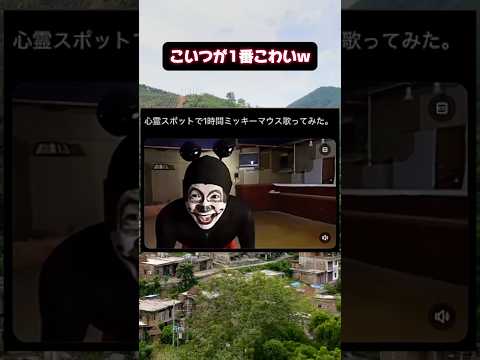 心スポに現れたミッキーマウス怖すぎるw#おすすめ
