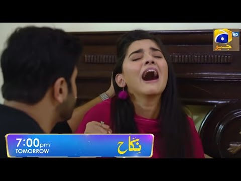 Nikah Episode 37 Latest Promo - Nikah Episode 37 - #GeoEntertainment #HaroonShahid #ZainabShabbir