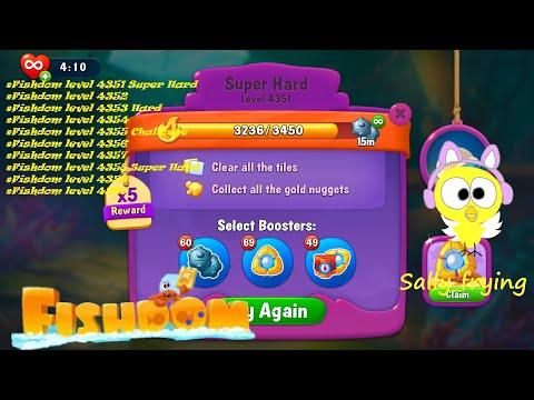 Fishdom level 4351 to 4360