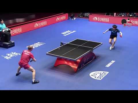 FELIX LEBRUN vs LIN YUN JU (CHINESE TAIPEI vs FRANCE) - ITTF TEAM BUSAN 2024 MEN TEAM