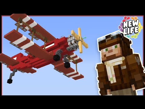 New Life SMP Ep.1 -  I Made A Flying Base In Minecraft!