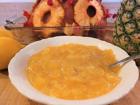 Pineapple Sauce for Ham With Fresh Pineapple and Without Mustard ๐๐๐ ๐จโ๐ณ| Easter Recipe ๐ฐ๐๐ธ๐๐ฅ