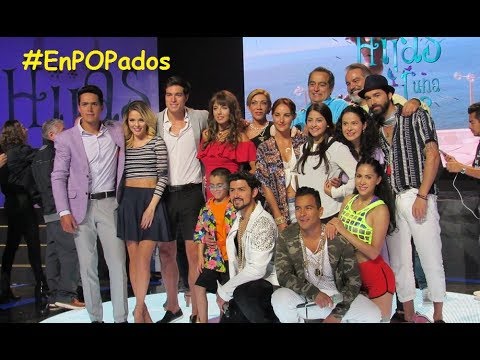 Presentación COMPLETA elenco Telenovela "HIJAS DE LA LUNA" + ESPINOZA PAZ canta "Llévame" #EnPOPados