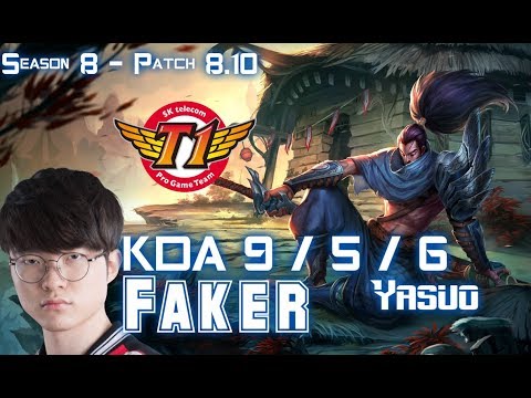 SKT T1 Faker YASUO vs VLADIMIR Mid - Patch 8.10 KR Ranked