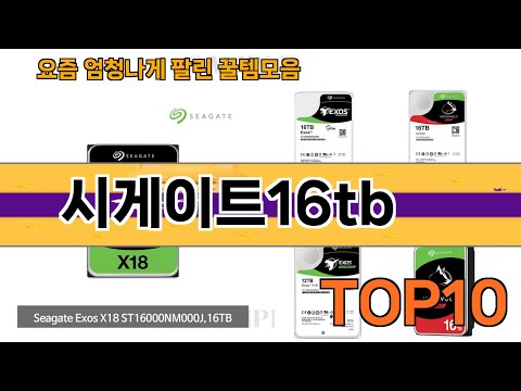 가장 많이 팔린 시게이트16tb 추천 Top10!