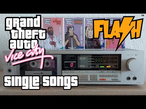 GTA: Vice City | FLASH FM | The Buggles - Video Killed The Radio Star [Cassette] Single Songs