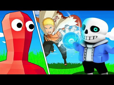 I UPGRADE This Wobbler Into SANS, SONIC, NARUTO and MORE! - (TABS) Totally Accurate Battle Simulator