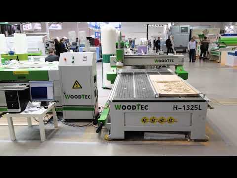 WoodTec H 1325L - фрезерно-гравировальный станок с чпу woo4698, видео 7