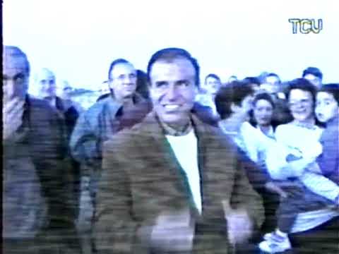 Visita de Menem a la localidad de Trenel (La Pampa)