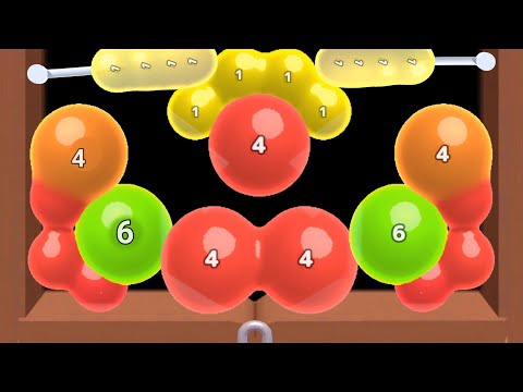 Relaxing & Satisfying Mobile Game Melty Bubble - jelly 2048 ball Gameplay walkthrough part 13