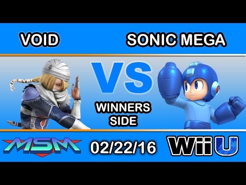 MSM 38 - 2GG | VoiD (Sheik) Vs. PC | Sonic Mega (Mega Man) Winners Side - Smash Wii U