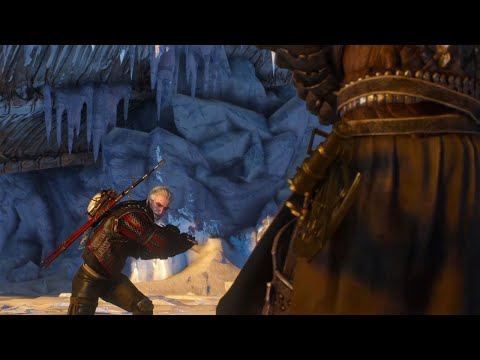 The Witcher 3 Boss Fight - Caranthir (No Damage on Death March)