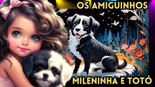 ?OS AMIGUINHOS MILENINHA E TOTÓ ?HISTÓRIA INFANTIL EDUCATIVA ?HISTÓRIAS INFANTIS AUTORAIS DARRO.