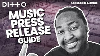 How to Write a Music Press Release | Template & Guide for Artists | Di
