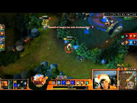 TheOddOrange kills Veigar with Lee Sin 9 hp