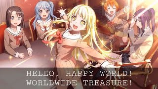 Worldwide Treasure! - Hello, Happy World! (Expert) with Handcam | Bang Dream! GBP