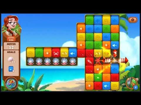 Lost Island Blast Adventure Level 696 - NO BOOSTERS 🏝️ | SKILLGAMING ✔️