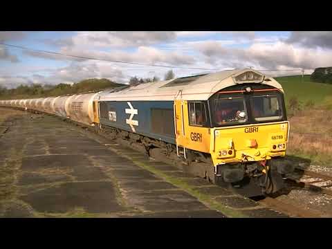 Castle Cement Freight Move GBRf 66789 British Rail 4N00 Hellifield 03112021