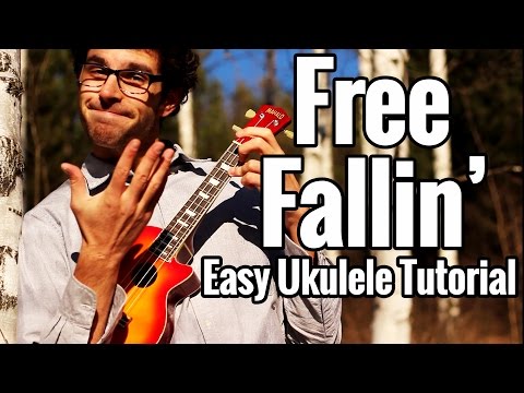 "Free Fallin" Ukulele Tutorial - Tom Petty, John Mayer Uke Play Along EASY