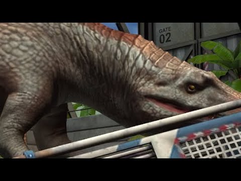 THE Spinosaurus Feeding (Jurassic World The Game)