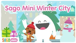 Sago Mini Winter City ❄️🏙️ | Holiday Play Along | Sago Mini World